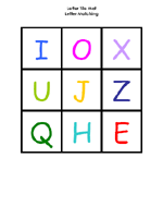 Letter Tile Mat