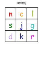 Letter Tile Mat