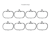 pumpkin bingo