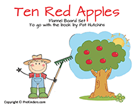 10 Red Apples