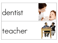 Community Helper Word Cards