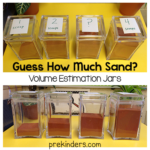 Guess How Much Water? Estimation Jars PreKinders