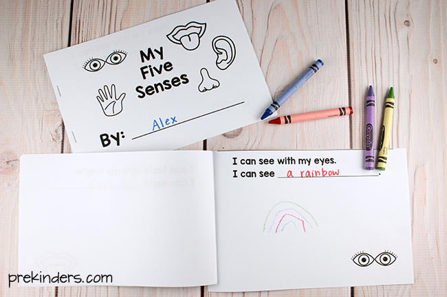 Five Senses Printable Book - PreKinders