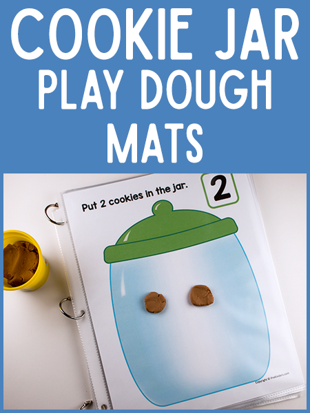 Cookie Jar Play Dough Math Mats - PreKinders