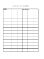 Math Assessment Preschool