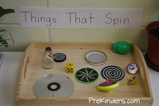 Things That Spin Science Display