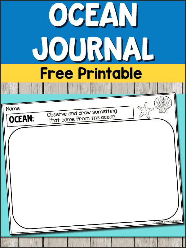free ocean journal sheet