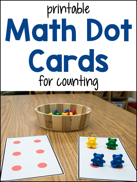 Math Dot Cards for Counting