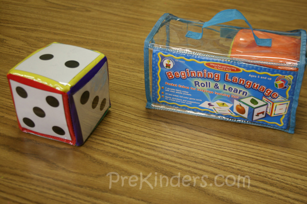 Printable Dotted Number Dice Inserts for Giant Cubes