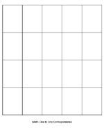 One to One Correspondence Grid
