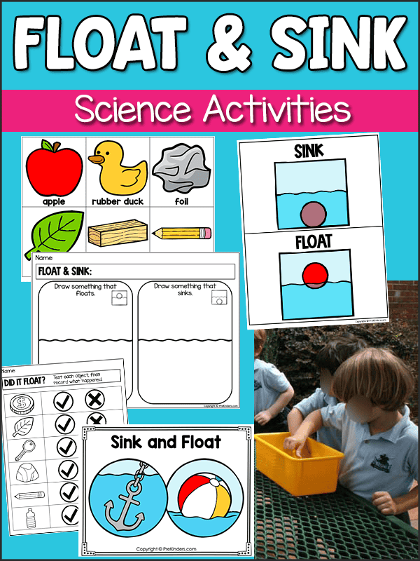 Float and Sink Preschool Science Experiment