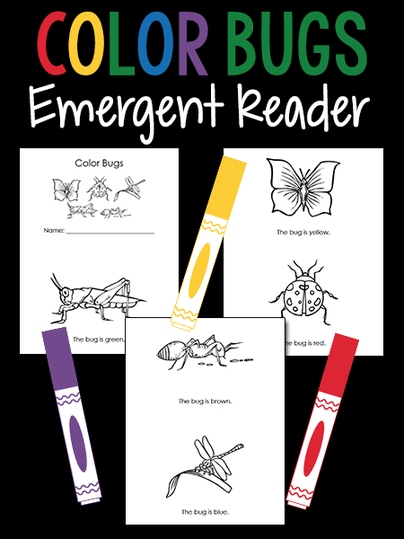 Color Bugs Emergent Reader