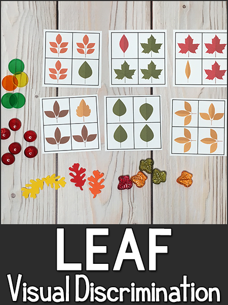 Leaf Visual Discrimination Printables