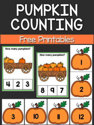 Pumpkin Counting Printable