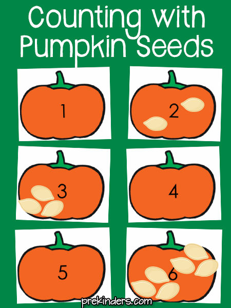 Counting with Pumpkin Seeds