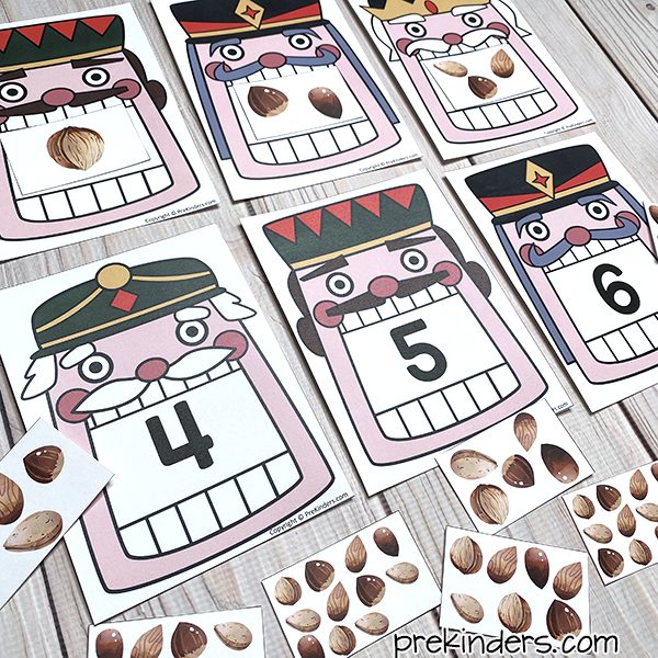 Nutcracker Number Counting printable