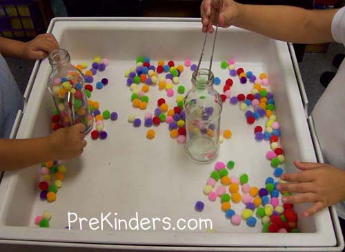 DIY Sensory Table - Move Mountains in Kindergarten