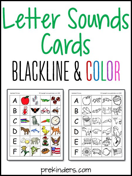 Printable Letter Sounds Cards