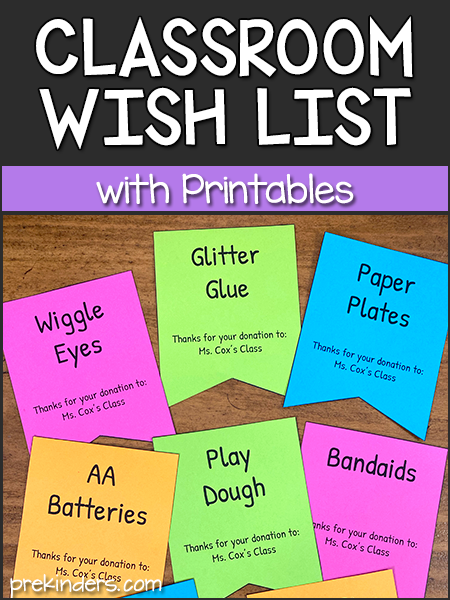 Wishing Well™: Teacher Wish List