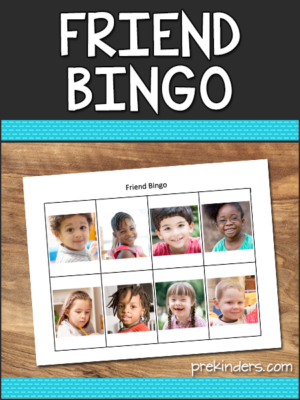 FRIEND BINGO GAME FOR BACK TO SCHOOL