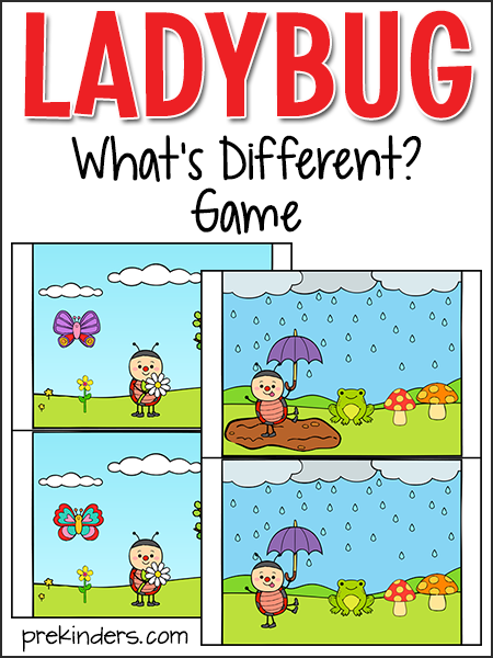 Ladybug Visual Discrimination Game