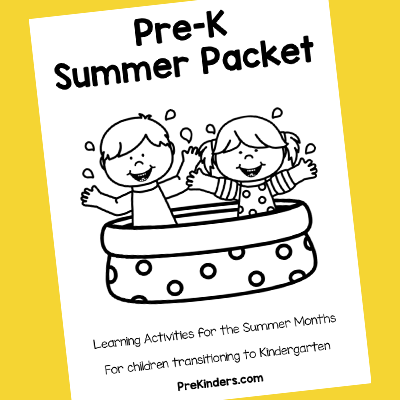 Pre-K Summer Activities Packet