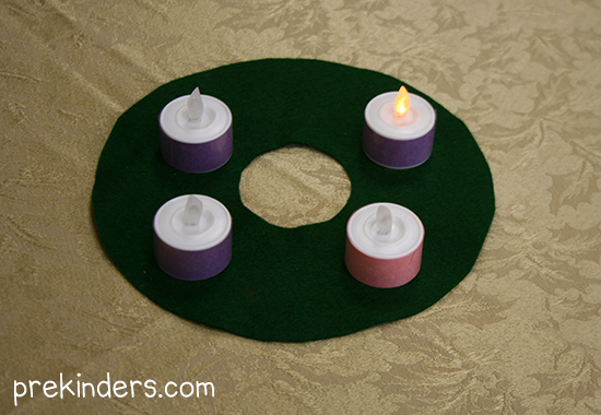 Preschool Advent Wreath