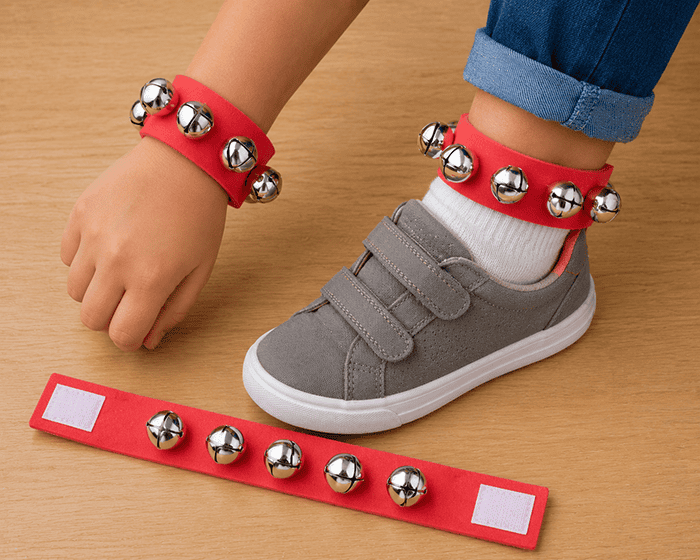 diy bells, make your own for your students and classroom, music and movement