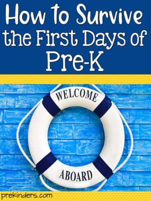 Survive First Days of Teaching Pre-K