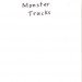 Monster Truck book by a Preschooler