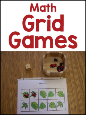 Math Grid Games for Pre-K