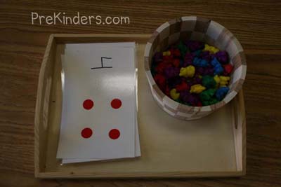 dotted counting cards math