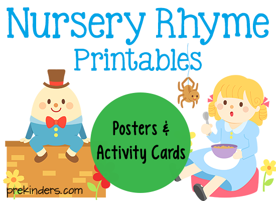 Nursery Rhyme Printables - PreKinders