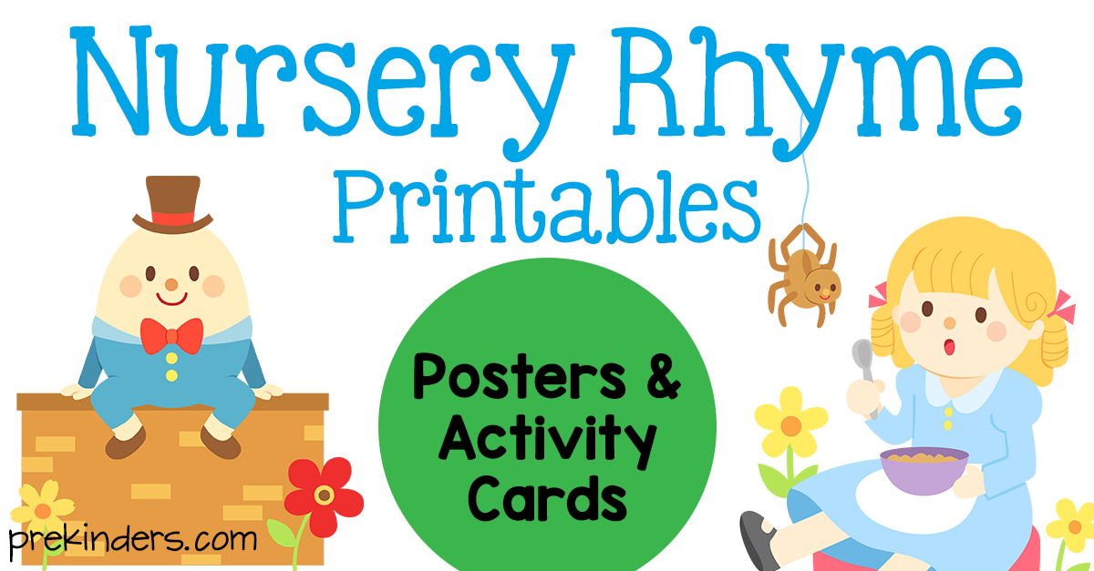 Nursery Rhyme Printables - PreKinders