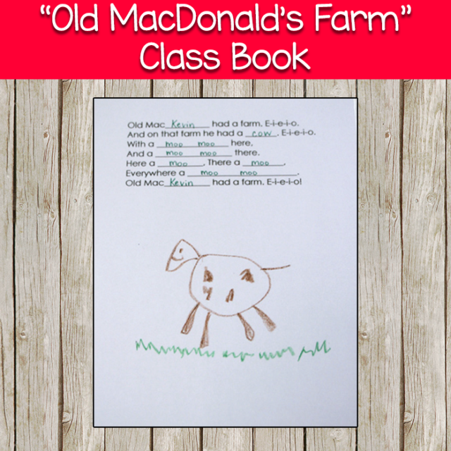 Class Book Ideas for Preschool PreK PreKinders Preschool Activities