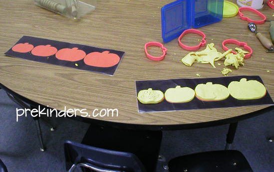 play dough sizes