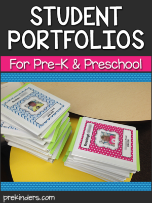 Student Portfolios for Pre-K, Preschool Assessment