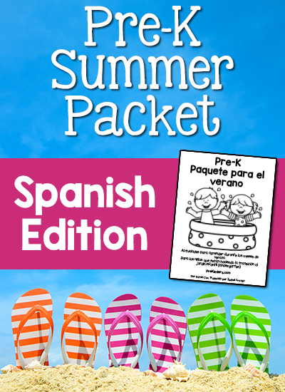 Spanish Summer Packet Pre-K