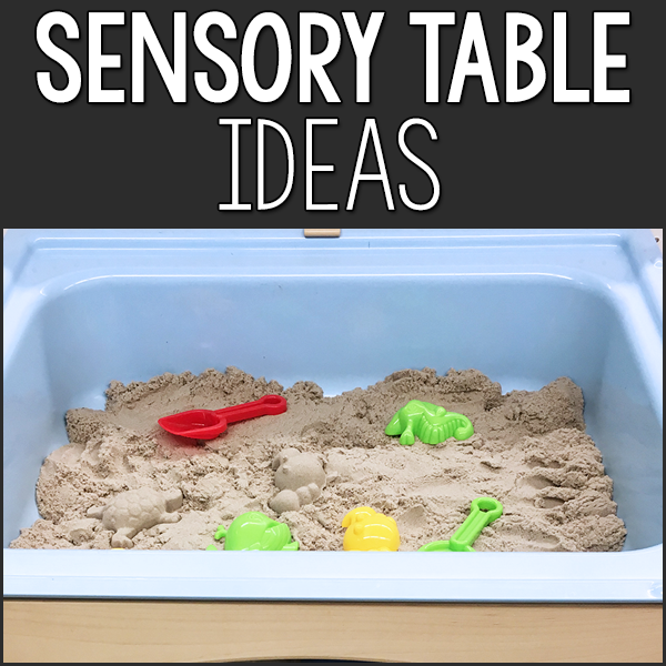 Sensory Table Ideas