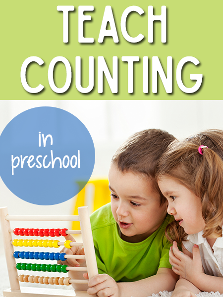 Ways To Teach Counting PreKinders