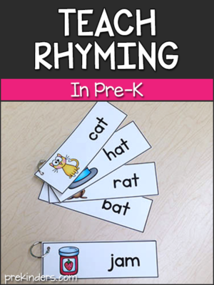 Teach Rhyming in Pre-K, Preschool