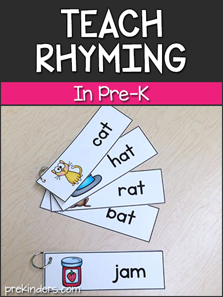 Teach Rhyming in Pre-K, Preschool