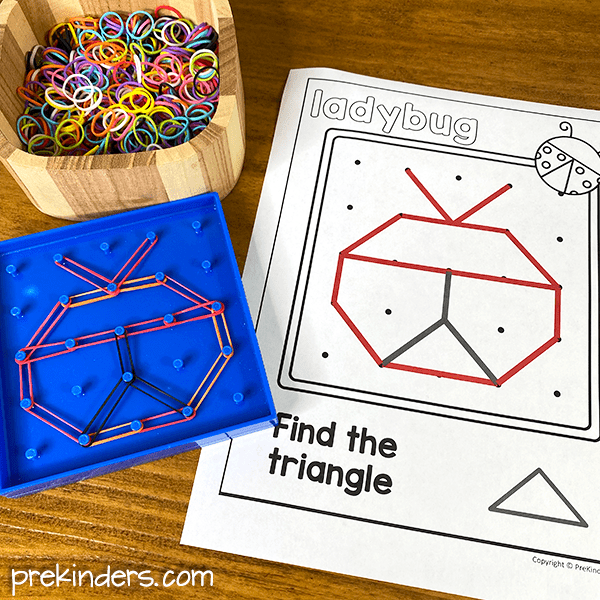 geoboard with loom bands
