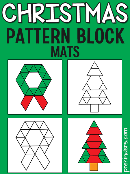 Christmas Pattern Blocks Prekinders