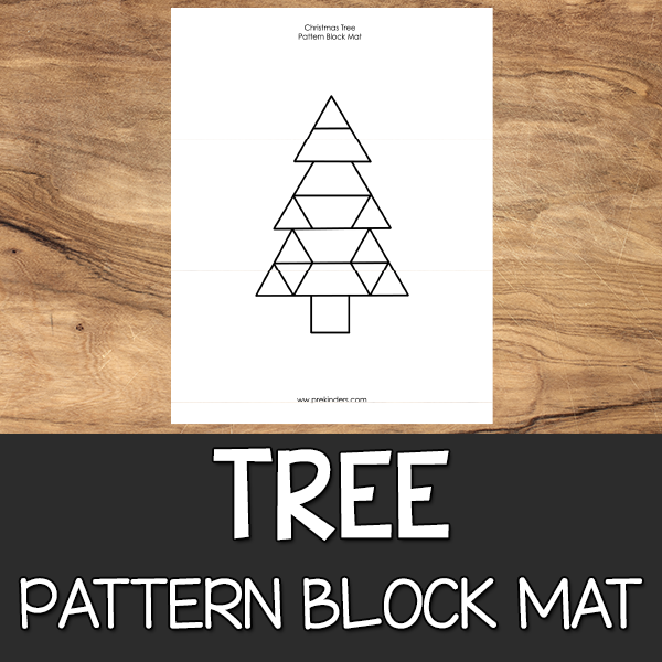 Christmas Tree Pattern Block Mat
