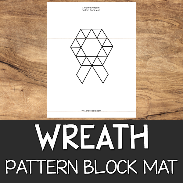 Christmas Wreath Pattern Block Mat