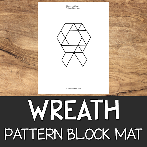 Christmas Wreath Pattern Block Mat