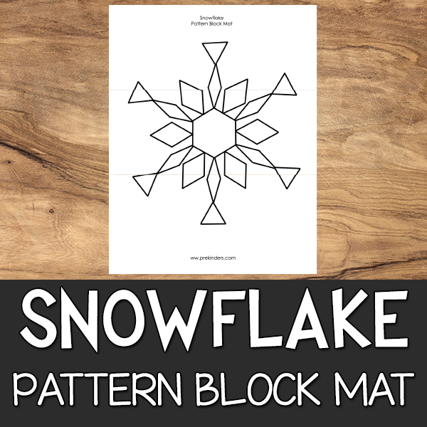 Snowflake Pattern Block Mat