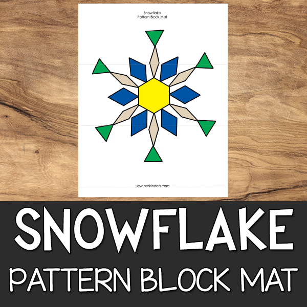 Snowflake Pattern Block Mat