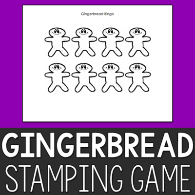 Bingo Marker Stamping Games - PreKinders